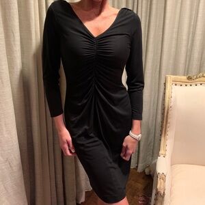 St. John elegant black cocktail Dress